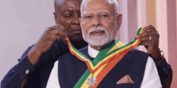 Mahama honours Indian Prime Minister Modi with Order of the Star of Ghana